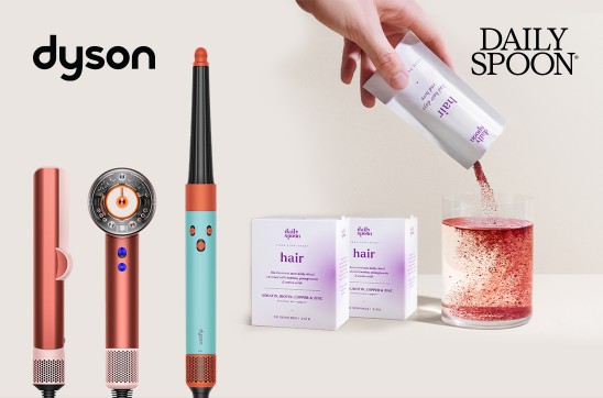 „Dyson“ ir „Daily Spoon“ susivienija dėl gražių ir sveikų plaukų